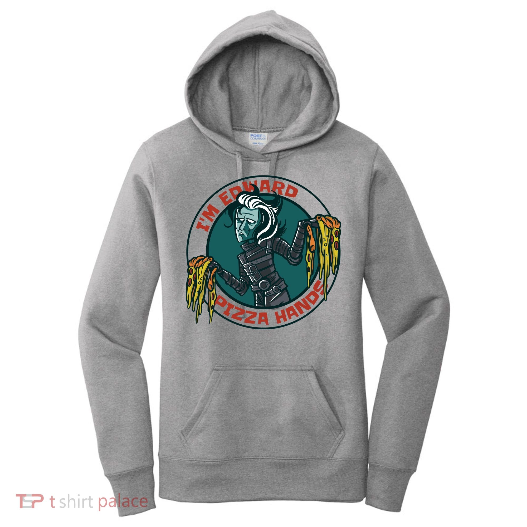 Edward Pizza Hands Parody Women's Hoodie