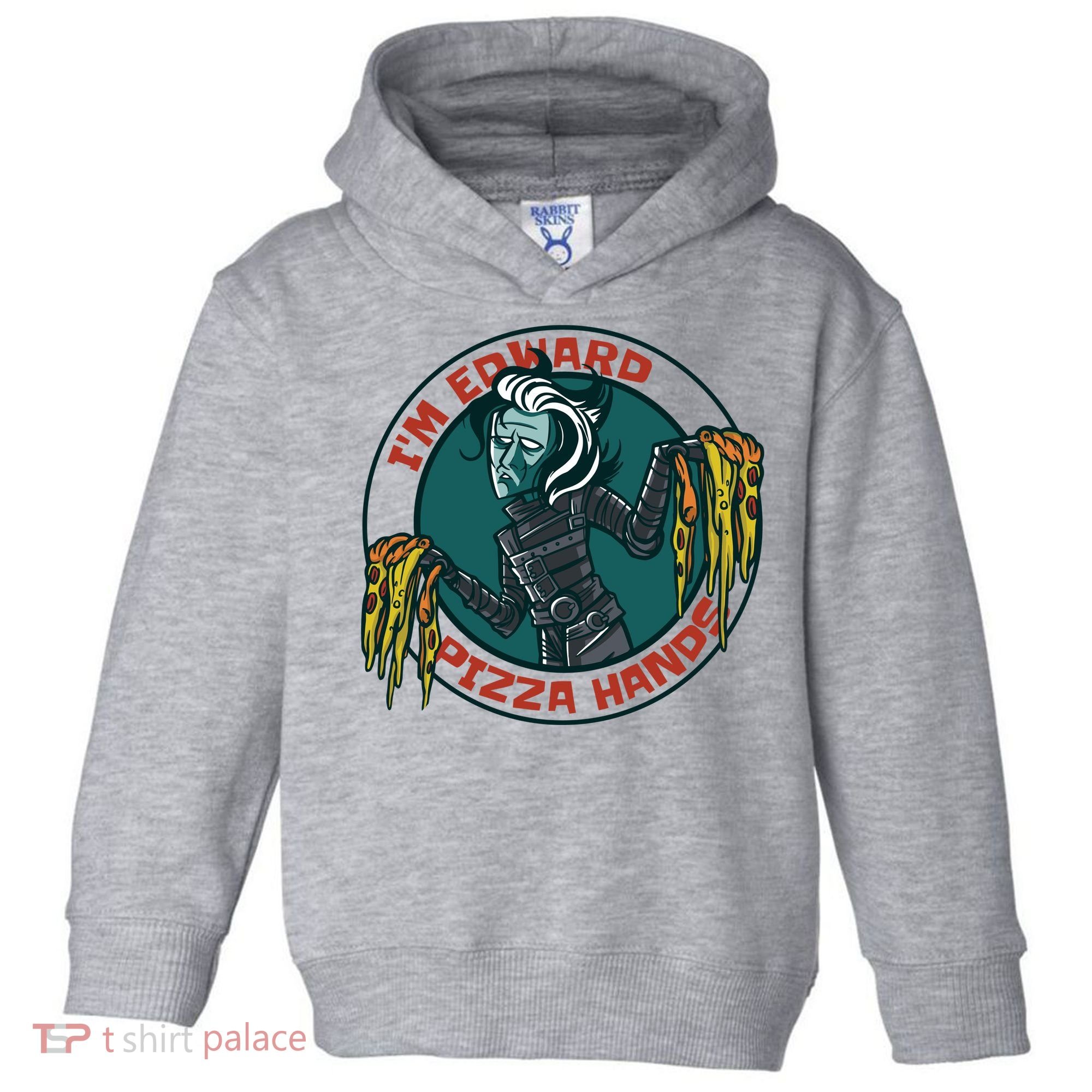 Edward Pizza Hands Parody Toddler Hoodie