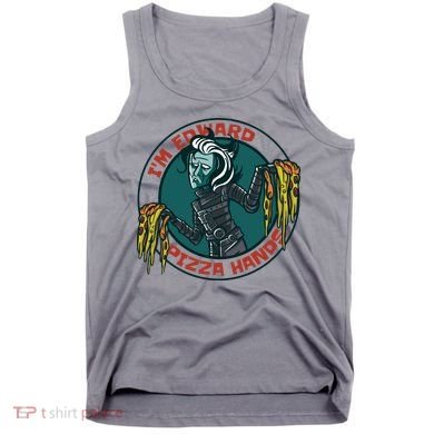 Edward Pizza Hands Parody Tank Top