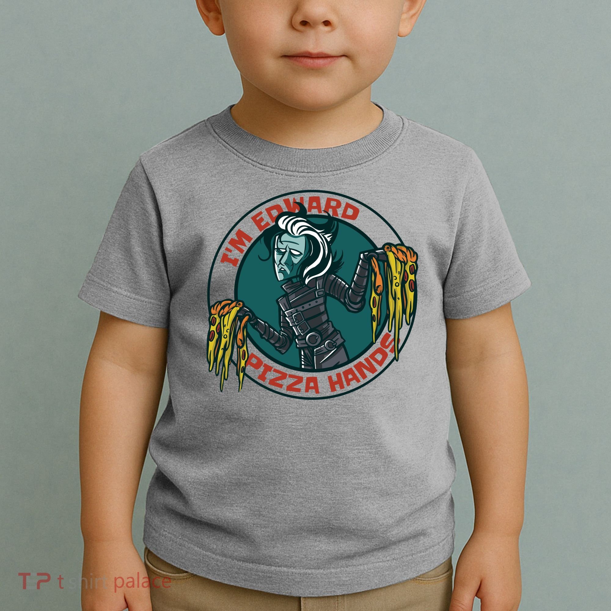 Edward Pizza Hands Parody Toddler T-Shirt