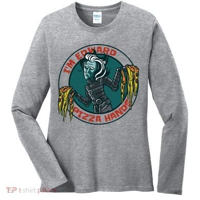 Edward Pizza Hands Parody Women's Long Sleeve Shirt