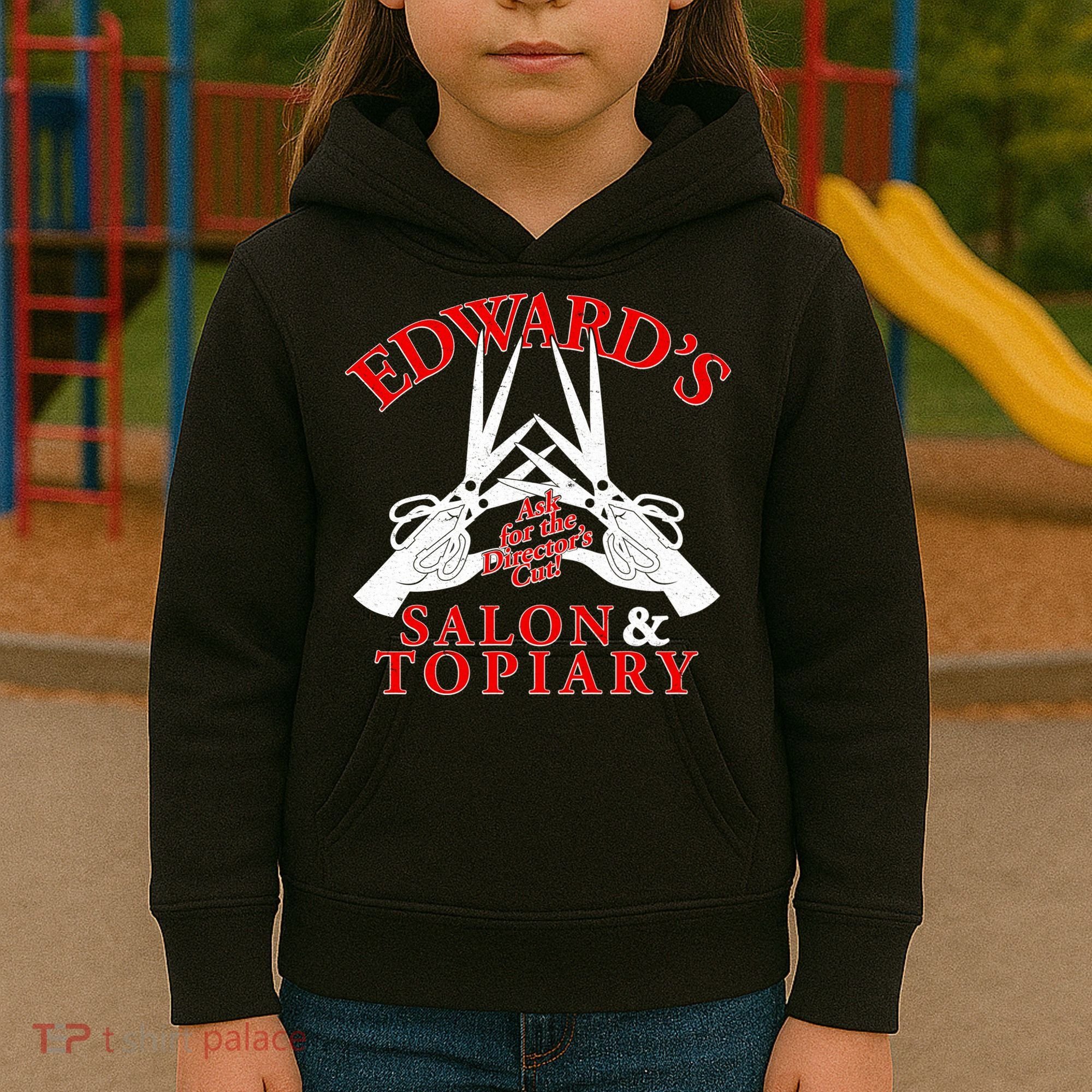 Edward's Salon & Topiary Kids Hoodie