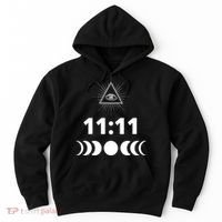 Eleven Eleven 11:11 Numerology Law Of Attraction New Age Hoodie thumb 0