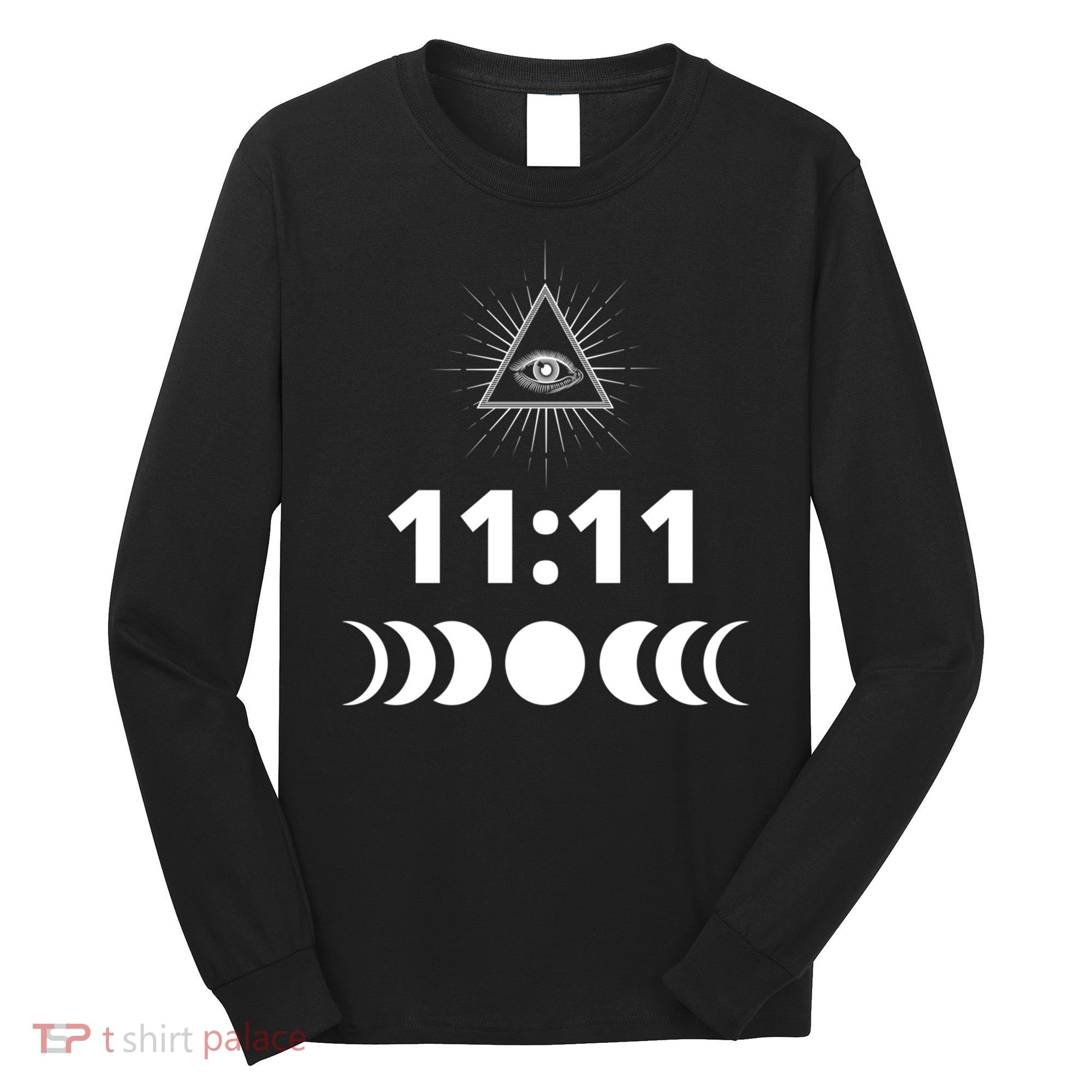 Eleven Eleven 11:11 Numerology Law Of Attraction New Age Long Sleeve Shirt