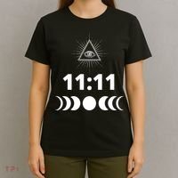 Eleven Eleven 11:11 Numerology Law Of Attraction New Age T-Shirt thumb 4