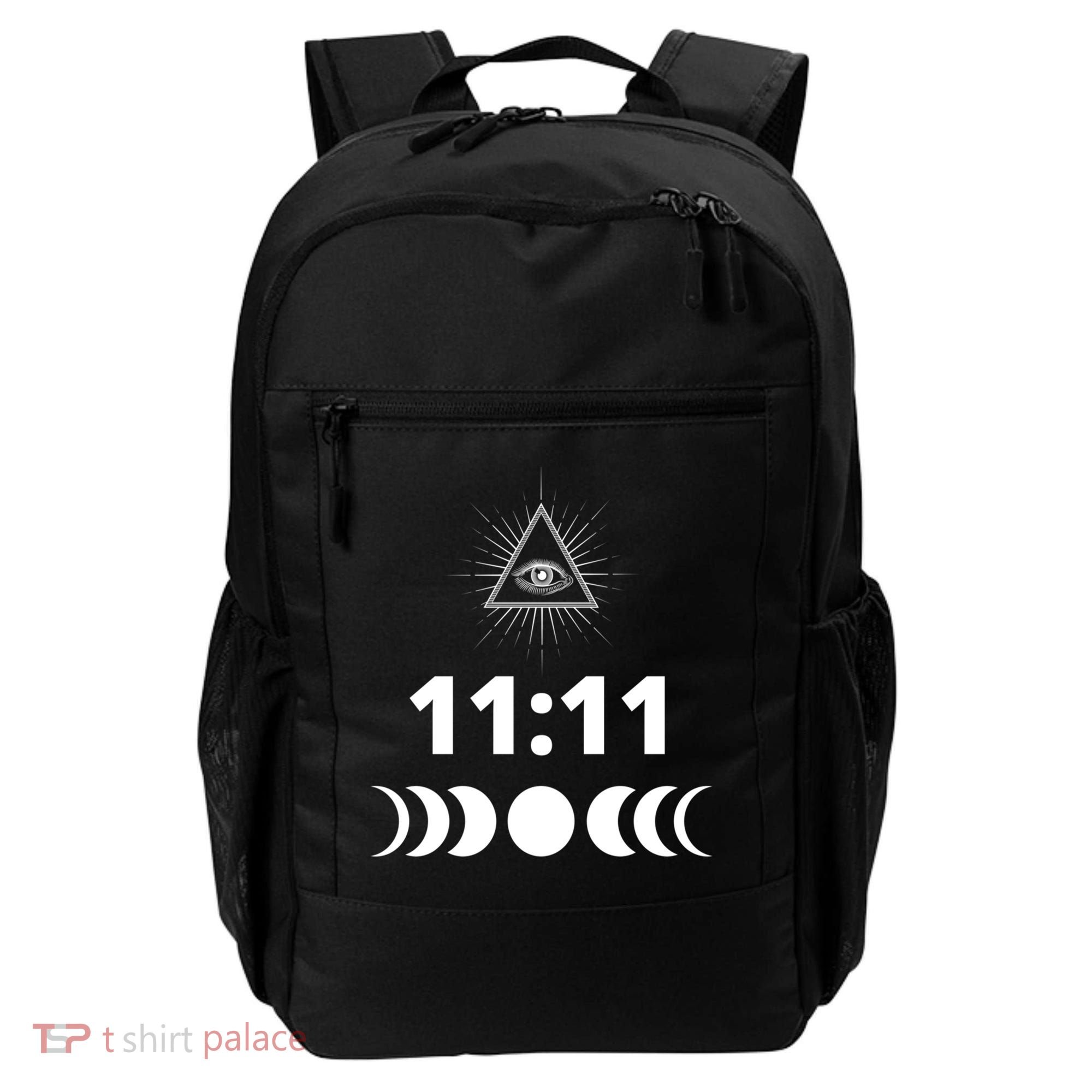 Eleven Eleven 11:11 Numerology Law Of Attraction New Age Backpack