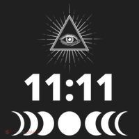 Eleven Eleven 11:11 Numerology Law Of Attraction New Age Beanie thumb 2