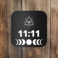 Eleven Eleven 11:11 Numerology Law Of Attraction New Age Coaster thumb 0