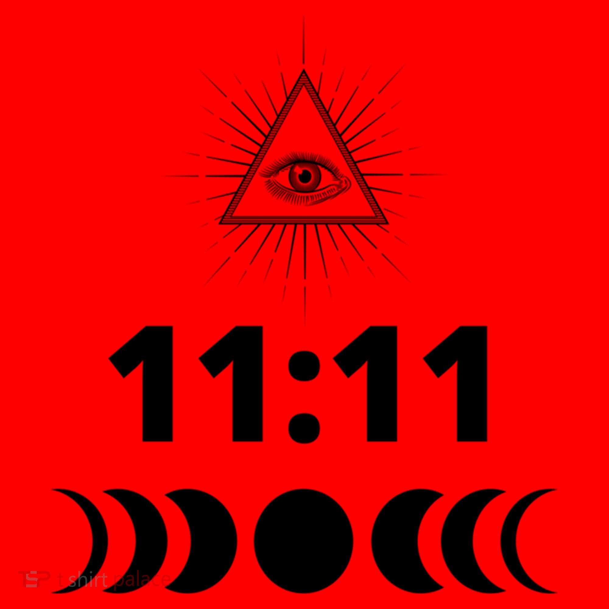 Eleven Eleven 11:11 Numerology Law Of Attraction New Age Santa Hat