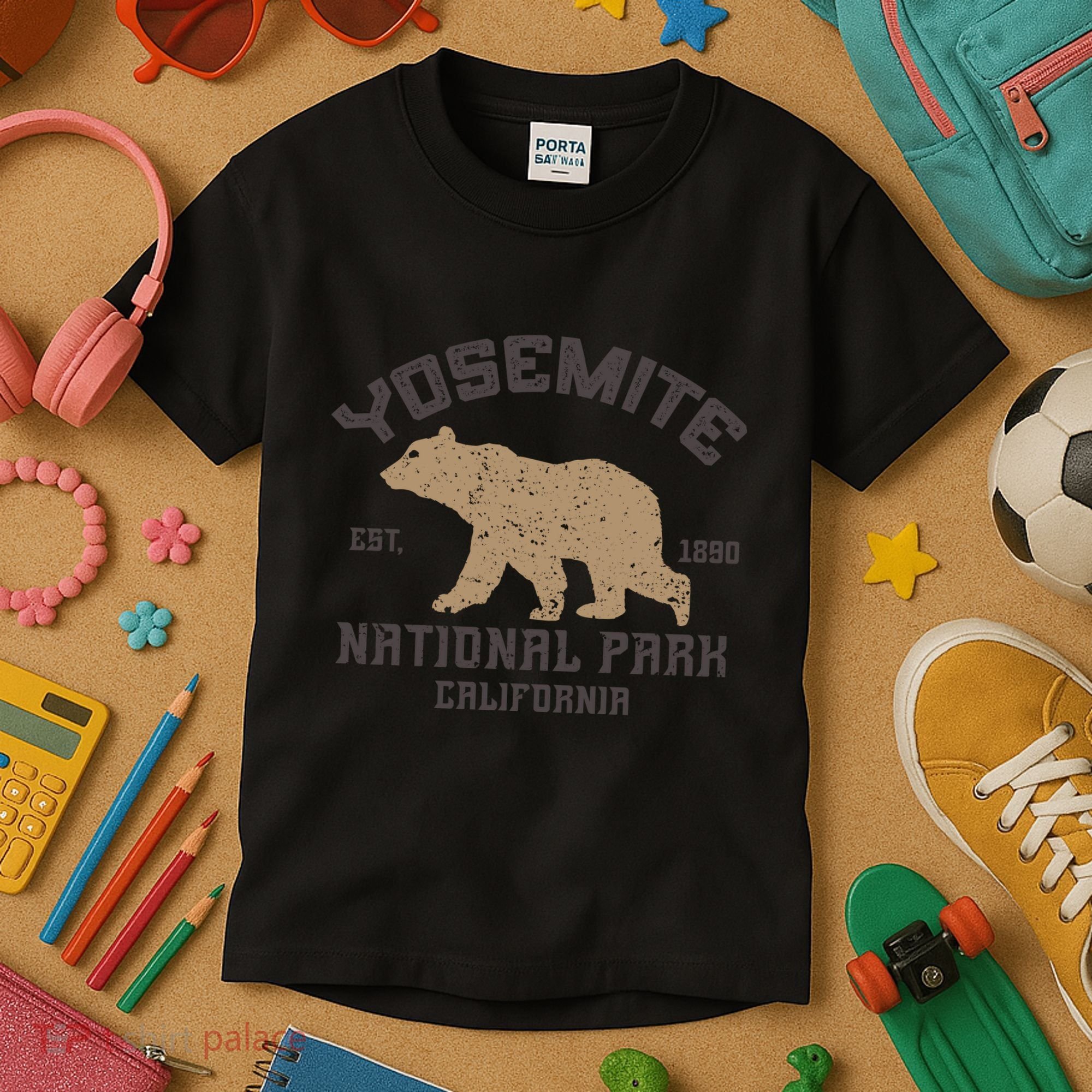 Yosemite National Park Kids T-Shirt