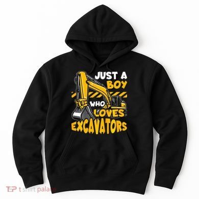 Excavator Enthusiast A Passion for Construction Vehicles Hoodie