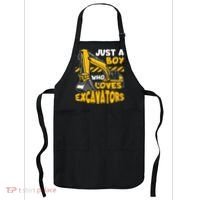 Excavator Enthusiast A Passion for Construction Vehicles Apron thumb 0