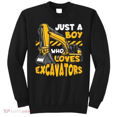 Excavator Enthusiast A Passion for Construction Vehicles Sweatshirt