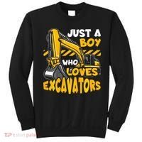 Excavator Enthusiast A Passion for Construction Vehicles Sweatshirt thumb 0