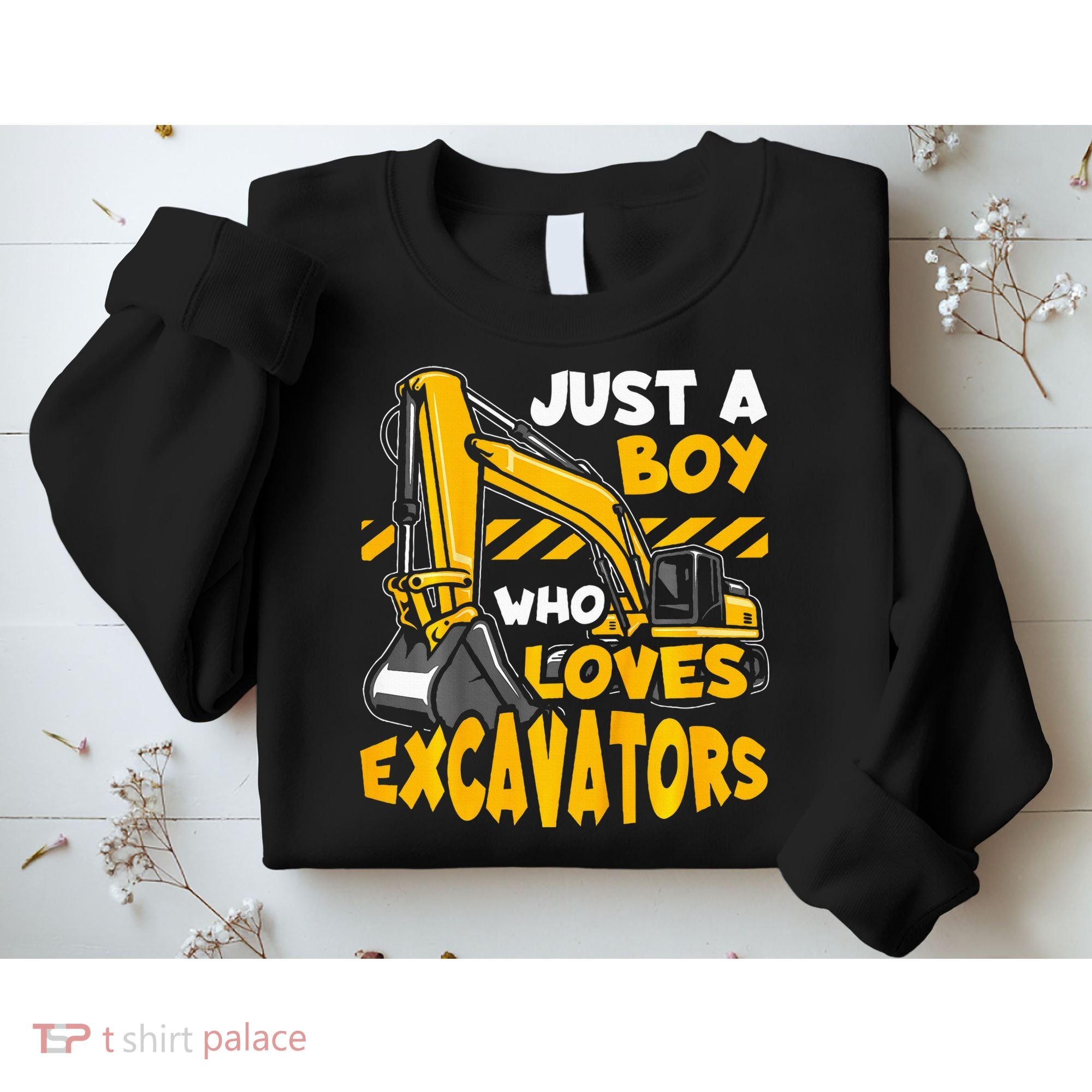 Excavator Enthusiast A Passion for Construction Vehicles Sweatshirt