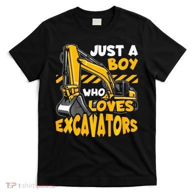 Excavator Enthusiast A Passion for Construction Vehicles T-Shirt
