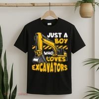 Excavator Enthusiast A Passion for Construction Vehicles T-Shirt thumb 2