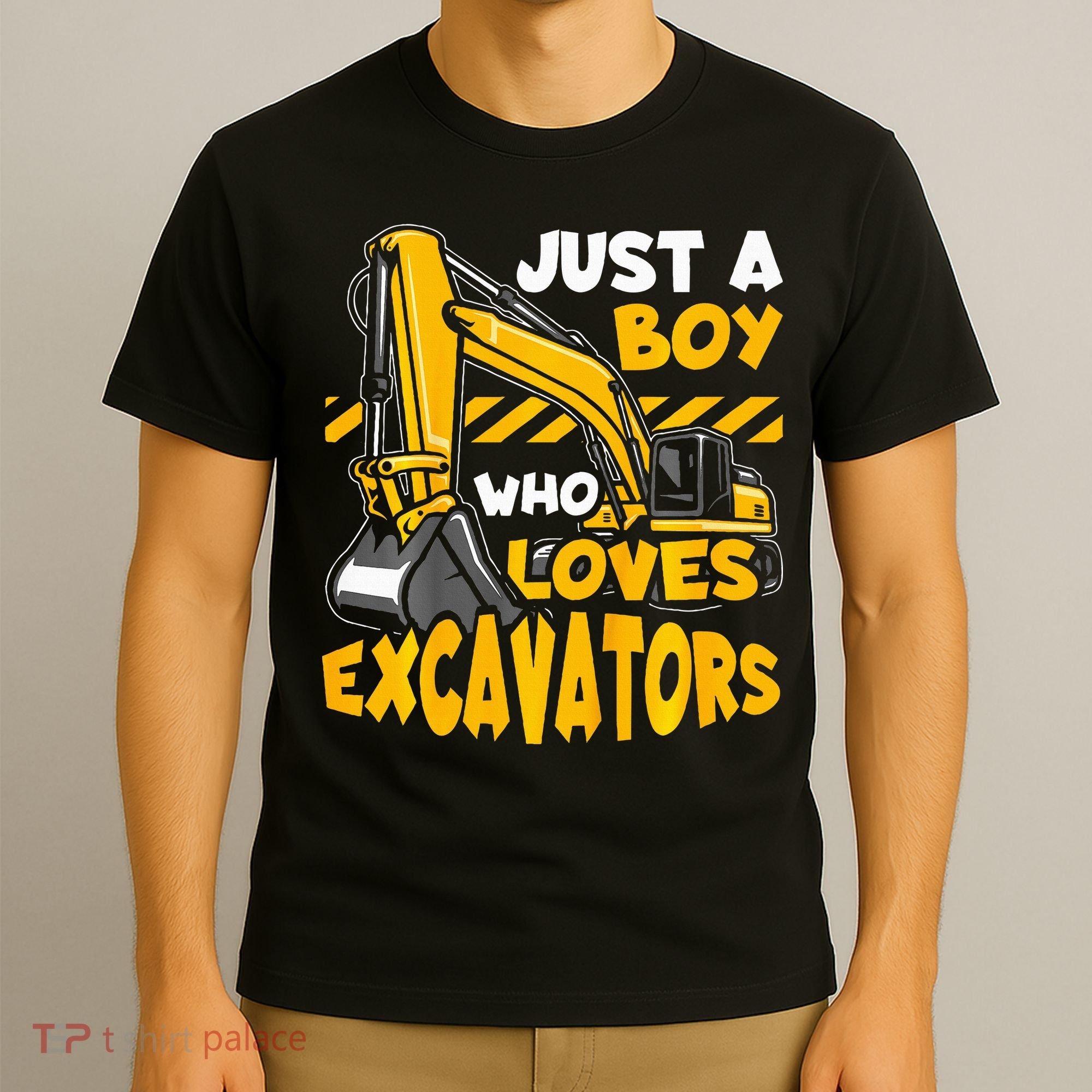 Excavator Enthusiast A Passion for Construction Vehicles T-Shirt