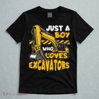 Excavator Enthusiast A Passion for Construction Vehicles T-Shirt thumb 5