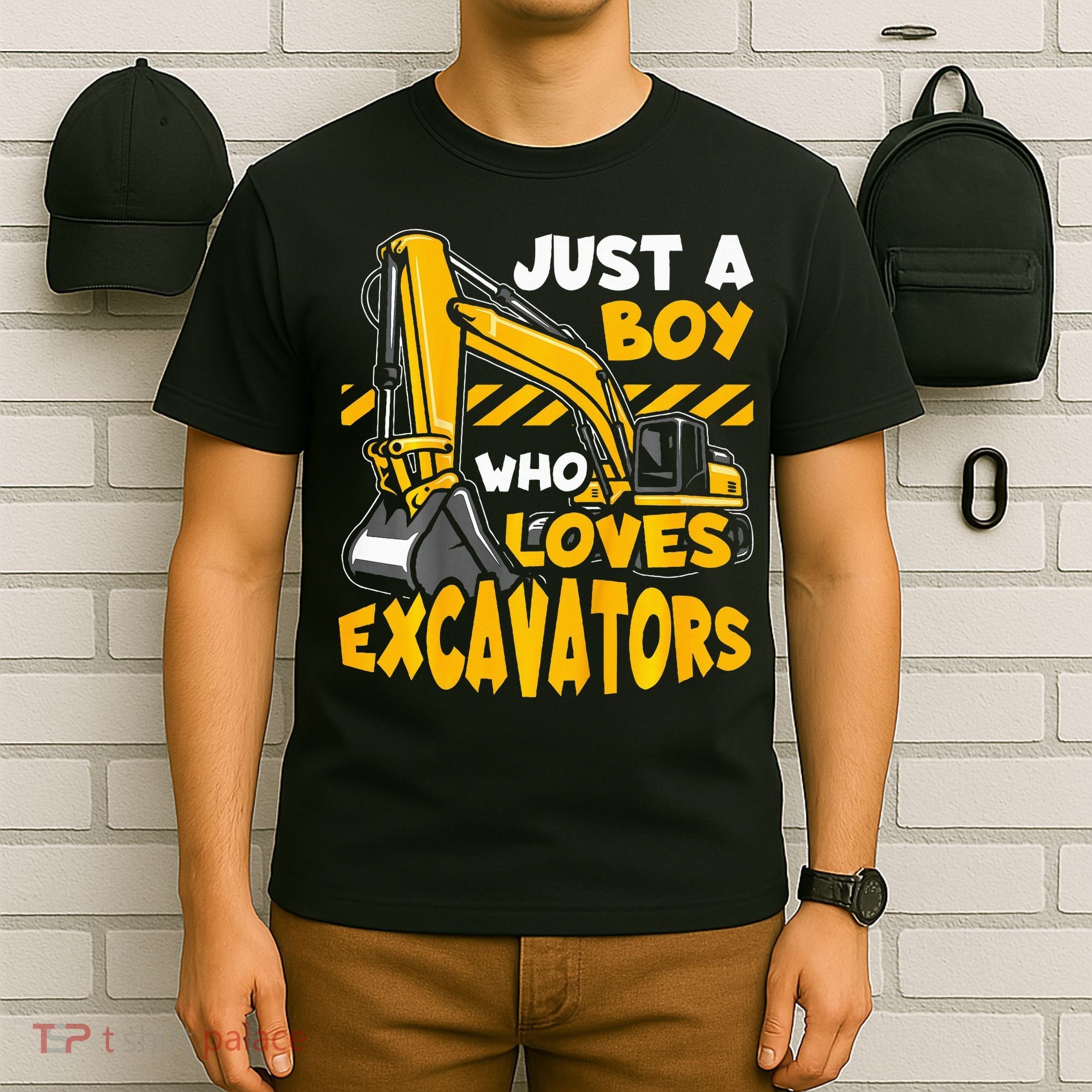 Excavator Enthusiast A Passion for Construction Vehicles T-Shirt