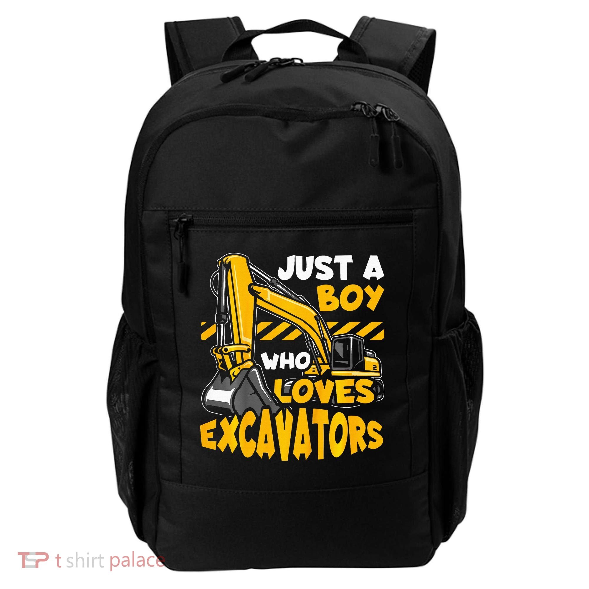 Excavator Enthusiast A Passion for Construction Vehicles Backpack