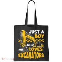 Excavator Enthusiast A Passion for Construction Vehicles Tote Bag thumb 0