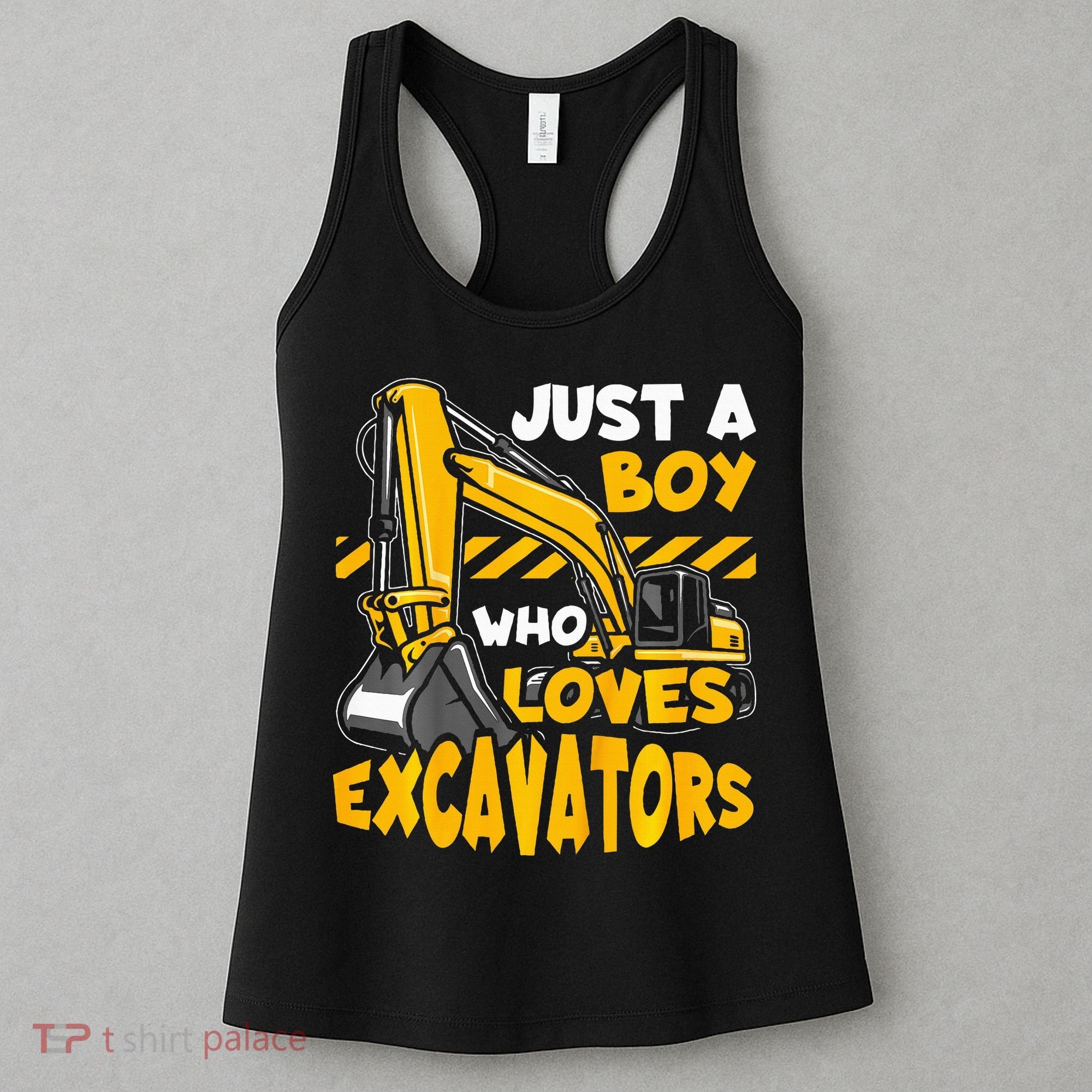 Excavator Enthusiast A Passion for Construction Vehicles Women's Tank Top