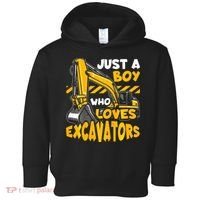 Excavator Enthusiast A Passion for Construction Vehicles Toddler Hoodie thumb 0