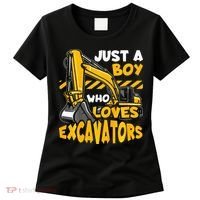 Excavator Enthusiast A Passion for Construction Vehicles Women's T-Shirt thumb 0