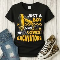 Excavator Enthusiast A Passion for Construction Vehicles Women's T-Shirt thumb 3