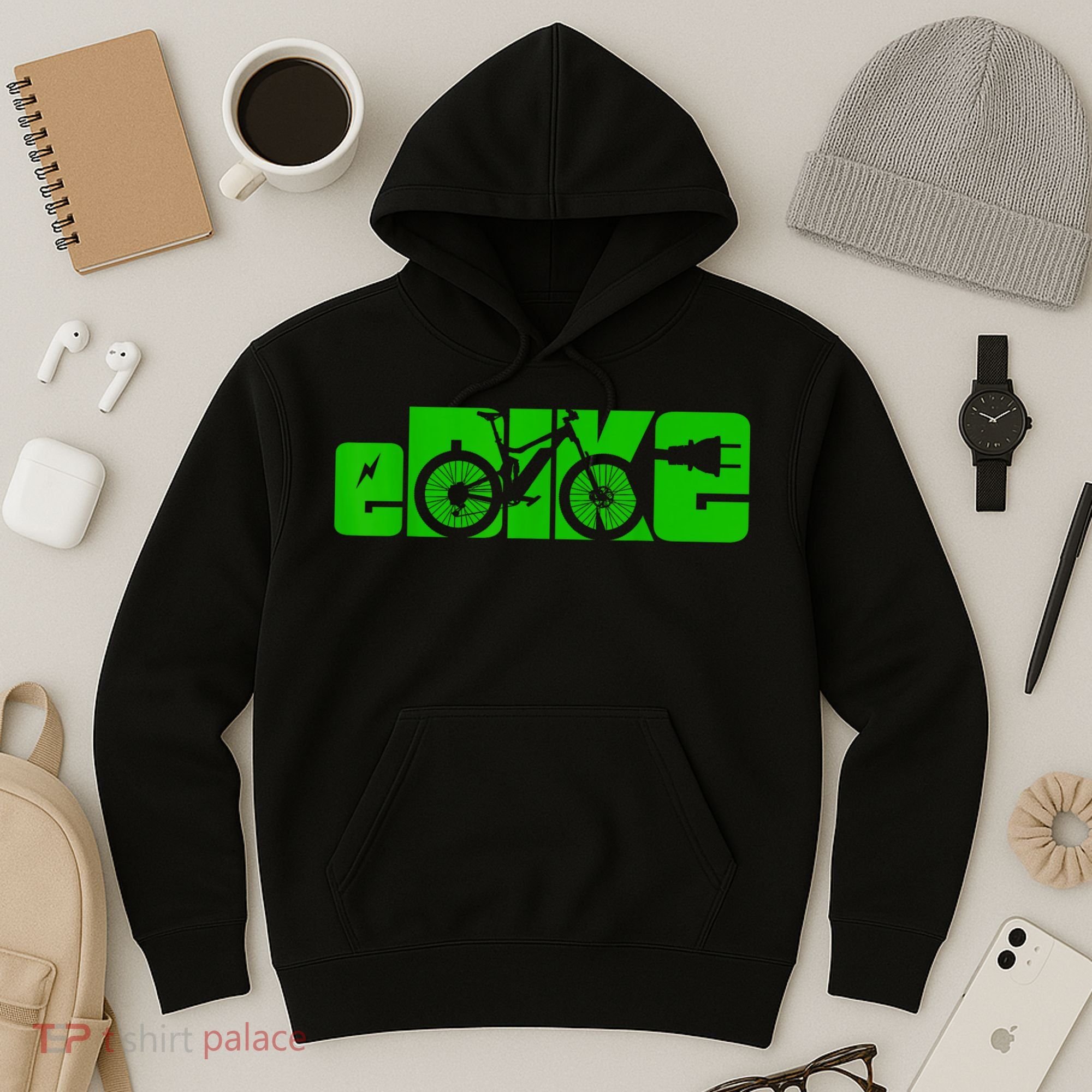 EBike Electric Bicycle Hoodie
