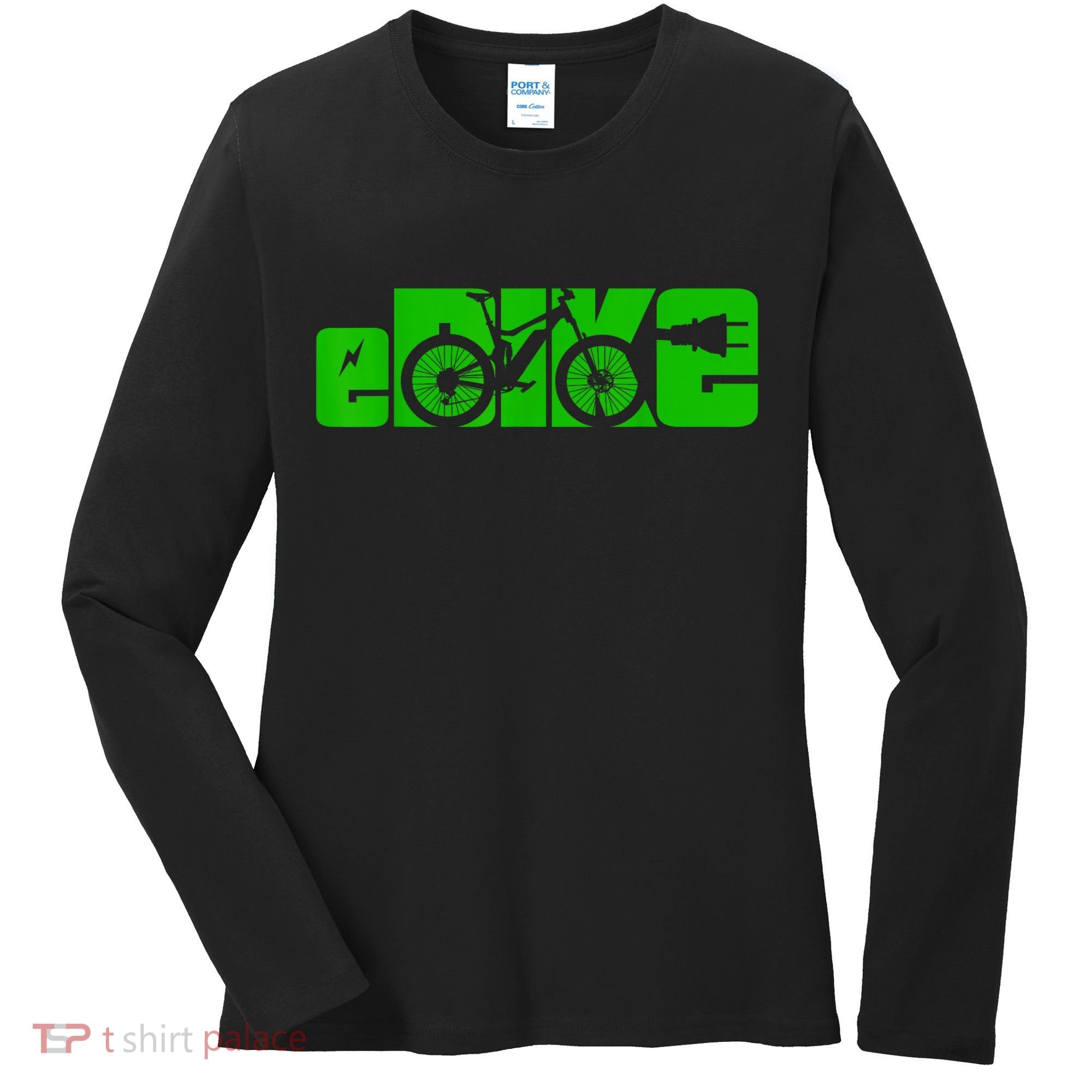EBike Electric Bicycle Women's Long Sleeve Shirt