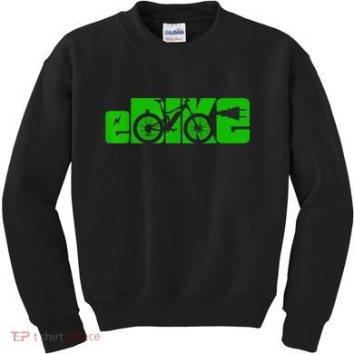 EBike Electric Bicycle Kids Sweatshirt