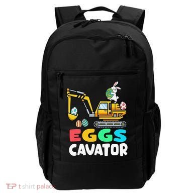 EggsCavator Easter Bunny Excavator Easter Backpack