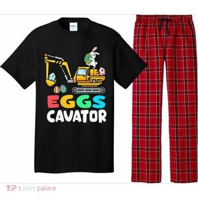 EggsCavator Easter Bunny Excavator Easter Pajama Set