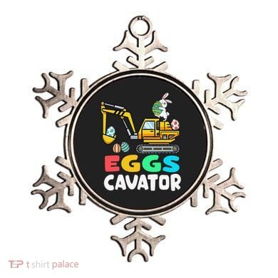 EggsCavator Easter Bunny Excavator Easter Ornament