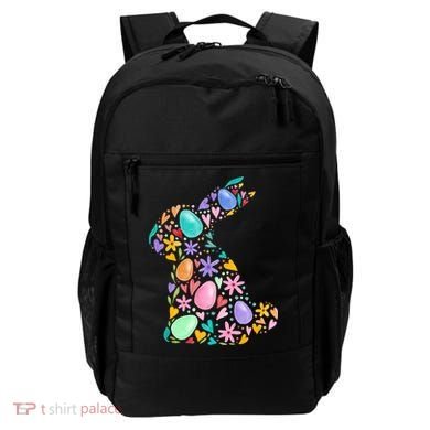 Easter Egg Bunny Floral Holiday Backpack