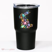 Easter Egg Bunny Floral Holiday Tumbler thumb 0