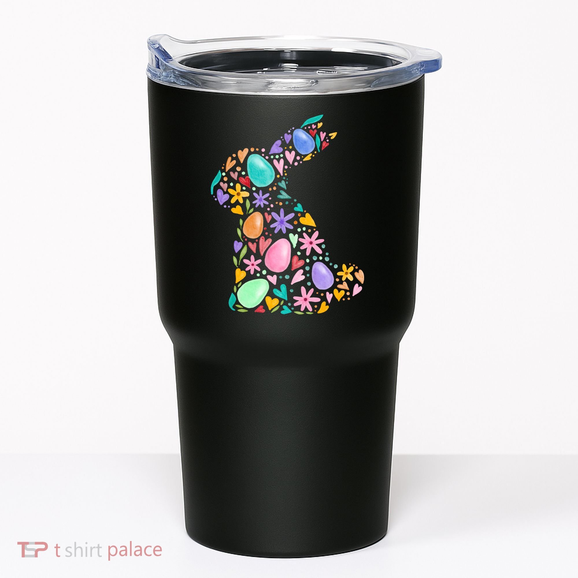 Easter Egg Bunny Floral Holiday Tumbler