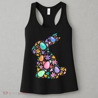 Easter Egg Bunny Floral Holiday Women's Tank Top thumb 3