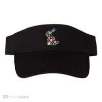 Easter Egg Bunny Floral Holiday Visor thumb 0