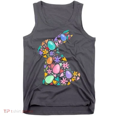 Easter Egg Bunny Floral Holiday Tank Top