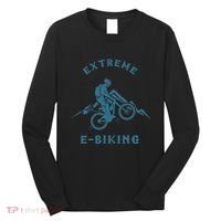 Extreme E Biking E Bike Ebike Bike Electric Bicycle Gift Long Sleeve Shirt thumb 0