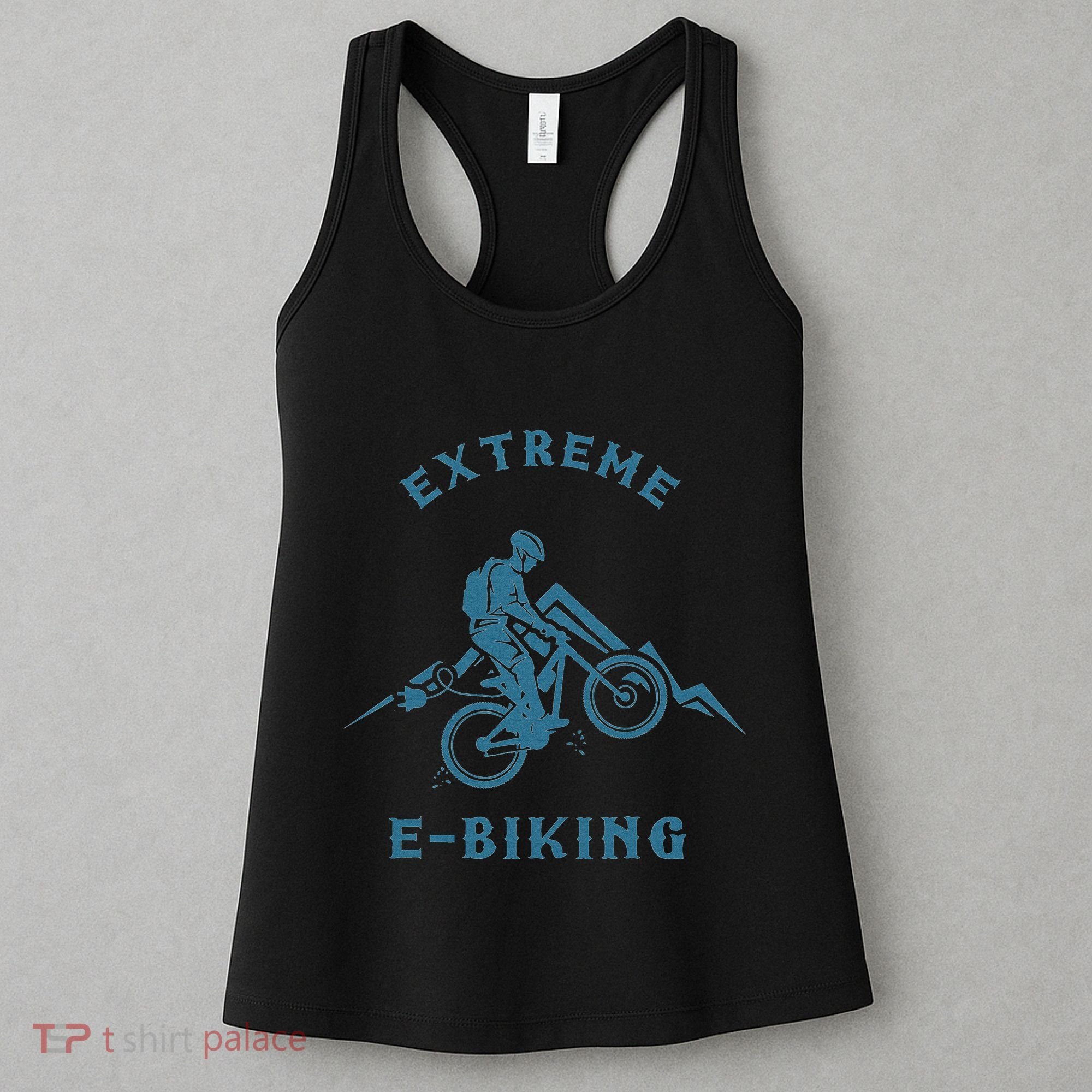 Extreme E Biking E Bike Ebike Bike Electric Bicycle Gift Women's Tank Top