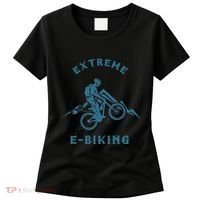 Extreme E Biking E Bike Ebike Bike Electric Bicycle Gift Women's T-Shirt thumb 0