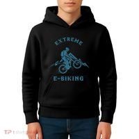 Extreme E Biking E Bike Ebike Bike Electric Bicycle Gift Kids Hoodie thumb 4