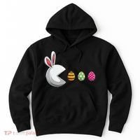 Easter Eggs Bunny Cute Holiday Hoodie thumb 0