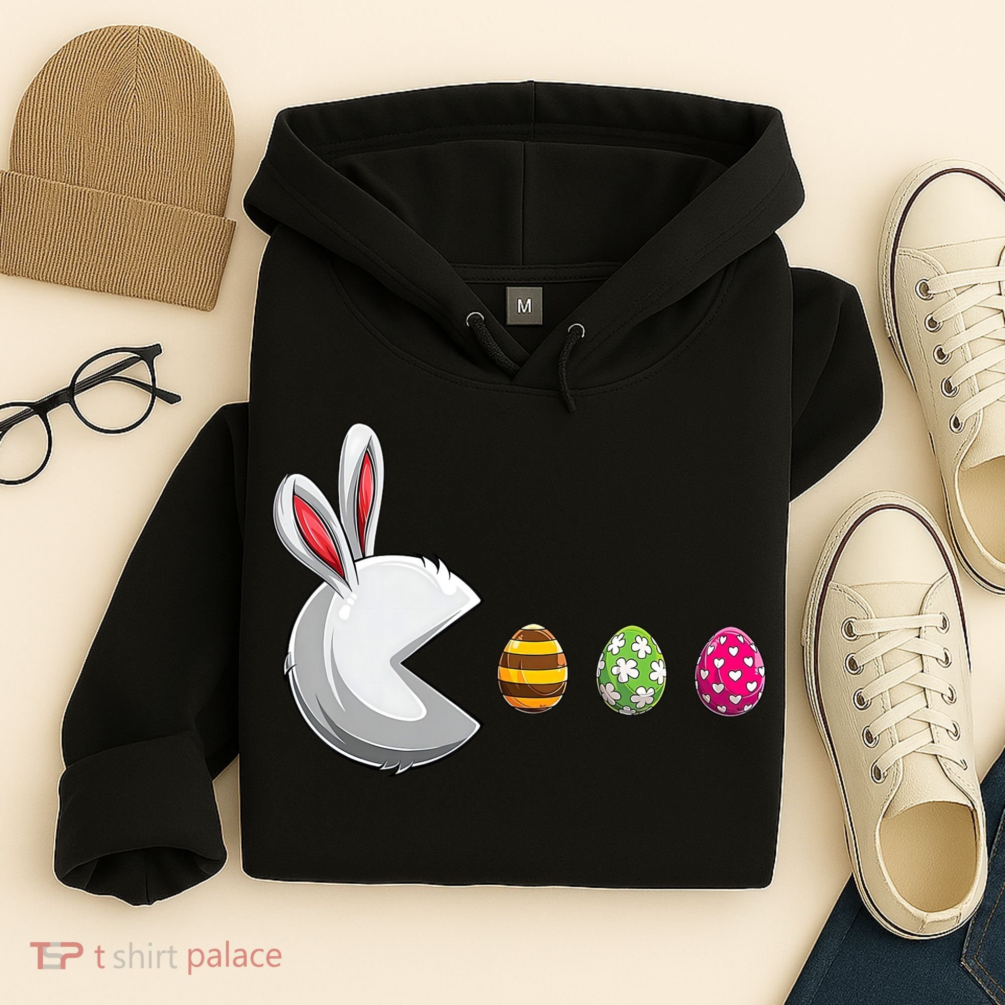 Easter Eggs Bunny Cute Holiday Hoodie