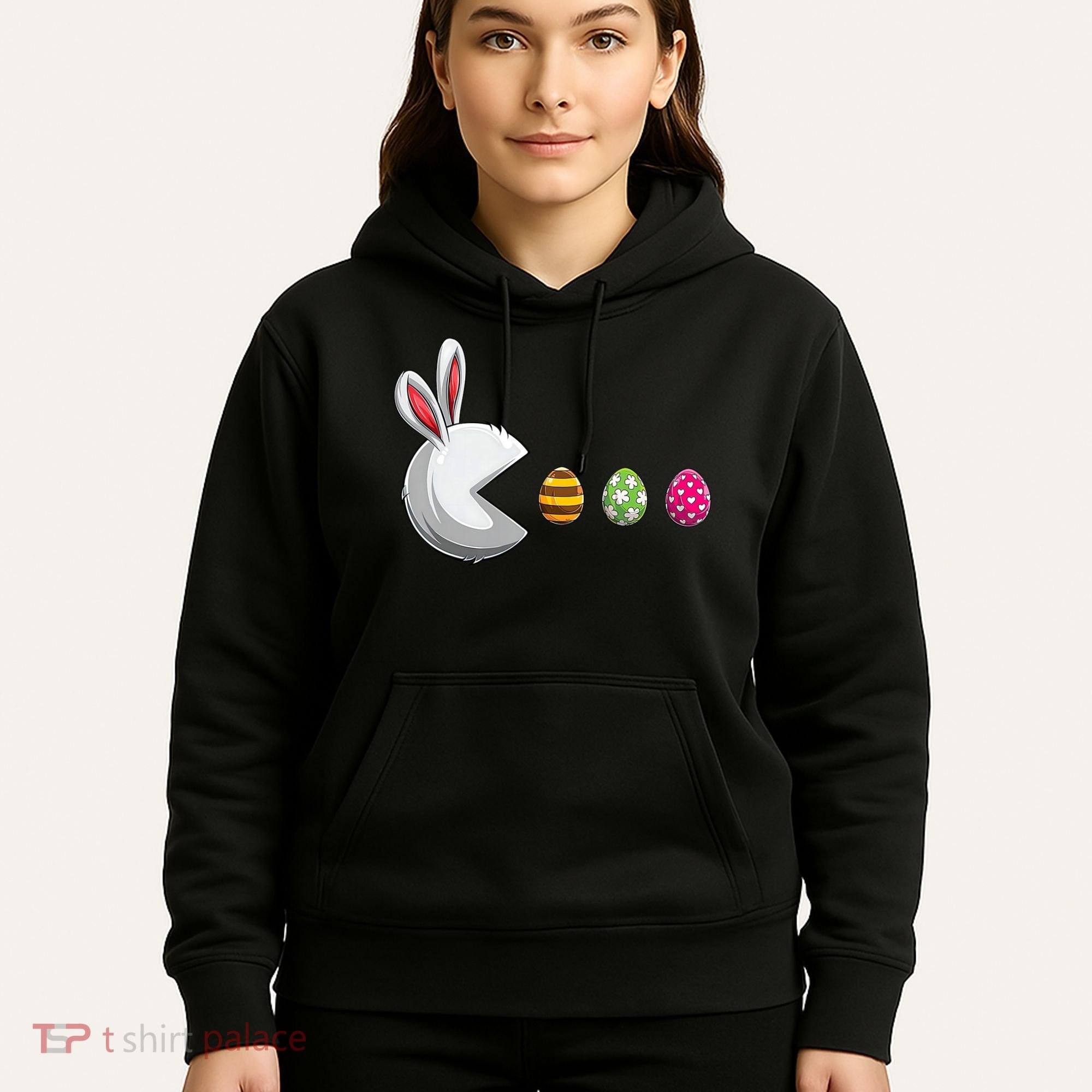 Easter Eggs Bunny Cute Holiday Hoodie