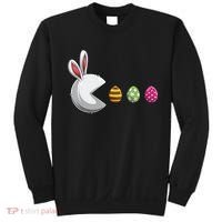 Easter Eggs Bunny Cute Holiday Sweatshirt thumb 0